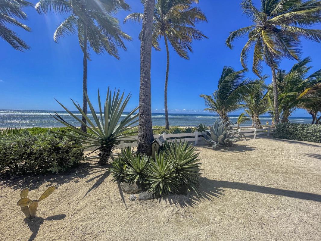 Villa pieds dans l'eau à louer à Saint François Guadeloupe-accés plage-27